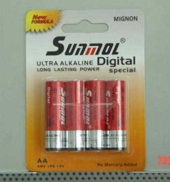 1.5V Alklaine Battery LR03 AAA-B4P