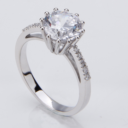 100% Sterling Silver Lady Wedding Ring - Chinafactory.com 100% Sterling Silver Lady Wedding Ring - Chinafactory.com