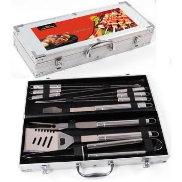 10pcs Stainless Steel BBQ Tools Set - Chinafactory.com