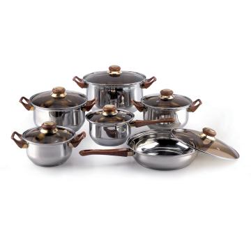 12PCS Stainless Steel Cookware Set - Chinafactory.com