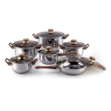 12PCS Stainless Steel Cookware Set - Chinafactory.com