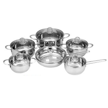 12PCS Stainless Steel Cookware Sets - Chinafactory.com