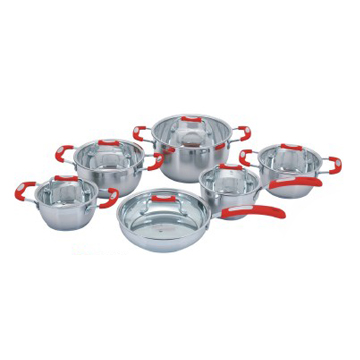 12PCS Stainless Steel Cookware Sets - Chinafactory.com