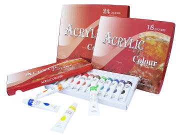 12ml*12colour student quality Acrylic Paint