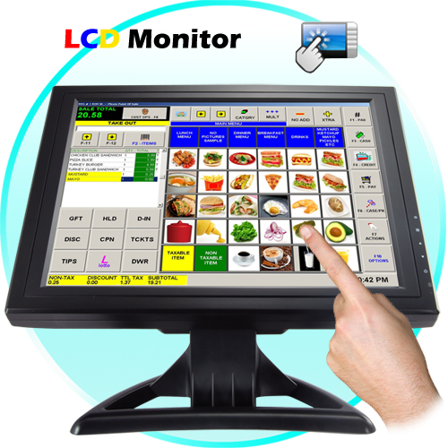 15 Inch Touchscreen LCD with VGA