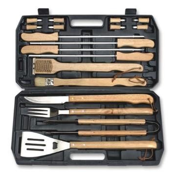 18pcs BBQ Tools Set with Blow Mold Case - Chinafactory.com