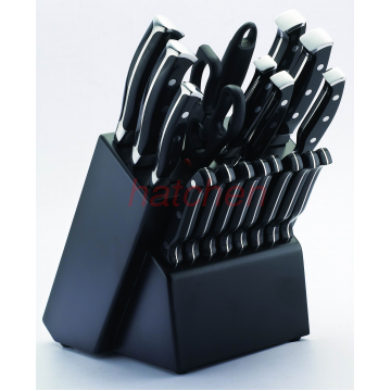 19pcs kitchen knife set