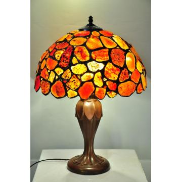 Agate Tiffany Lamps with Polyresin Base - Chinafactory.com