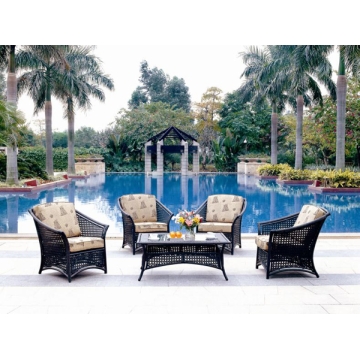 Alum & PE Rattan Garden furniture - Sofa - Chinafactory.com