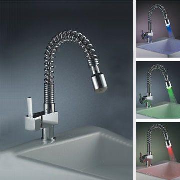 Single Hole Basin LED Faucet - Manufacturer Chinafactory.com Single Hole Basin LED Faucet - Manufacturer Chinafactory.com