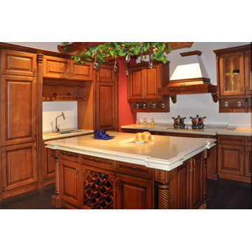 Solid Wood Kitchen Cabinet - Manufacturer Chinafactory.com