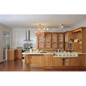 Solid Wood Kitchen Cabinet - Manufacturer Chinafactory.com