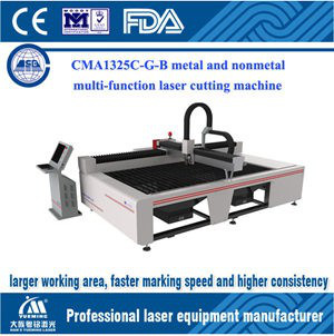 200W-500W CNC fiber laser cutting machine for metal CMA1325C-G-B
