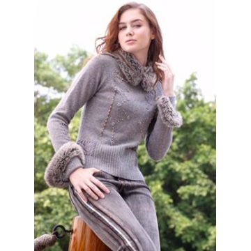 Lady's Fashion Sweater- Manufacturer Chinafactory.com