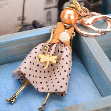 2015 Fashion Wholesale Promotion Pearl/Sequin Keychain