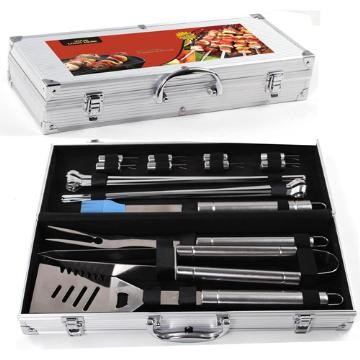 22pcs Stainless Steel BBQ Tools Set - Chinafactory.com