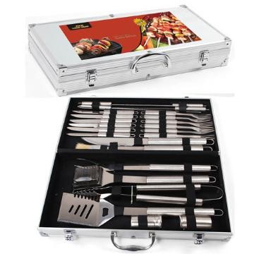 24pcs Stainless Steel BBQ Tools Set - Chinafactory.com