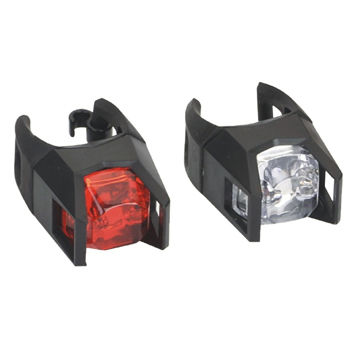 2 LEDs bicycle light, waterproof