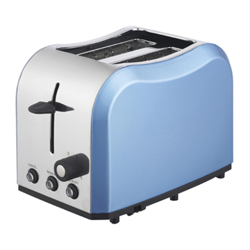 2 Slice Stainless Steel Toaster Wave Shape - Chinafactory.com