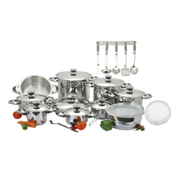 30PCS Stainless Steel Cookware Sets - Chinafactory.com 30PCS Stainless Steel Cookware Sets - Chinafactory.com