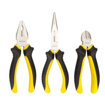 3PC Pliers Set with Hardened Cutting Edge