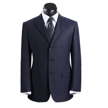3 Button Best Business Navy Suit-Supplier Chinafactory.com