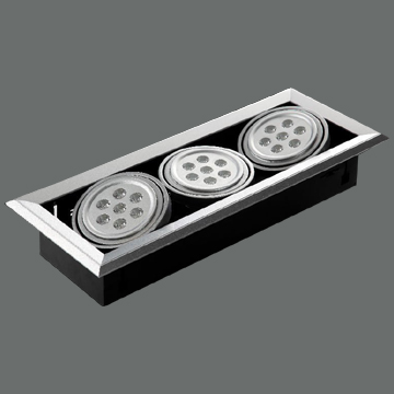 3x7W LED Recessed Down Light - Manufacturer Chinafactory.com