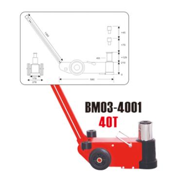 40t Pneumatic Floor Jack - Manufacturer Chinafactory.com