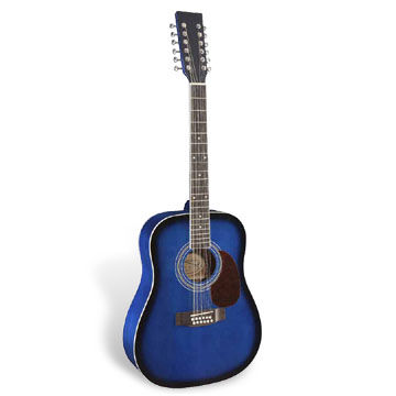 42-inch 12-string Guitar with Rosewood Fingerboard and Bridge