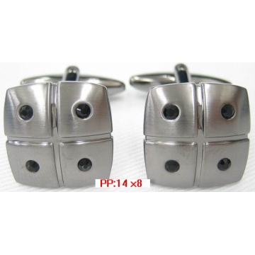 4 PCS Black Stone Cufflinks - Manufacturer Chinafactory.com