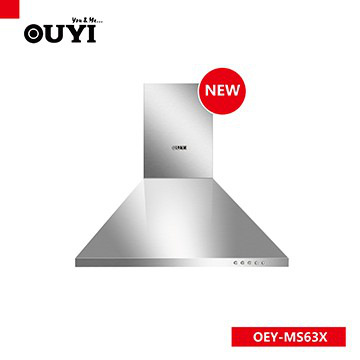 600mm push button wall Mounted LED display range Hoods