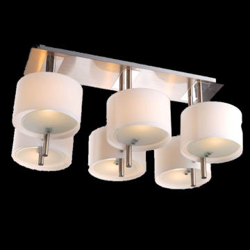 6 Head Glass Shade Modern Ceiling Lamps - Chinafactory.com