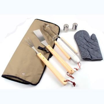6pcs BBQ Tools Set In Carrying Case - Chinafactory.com