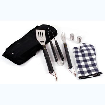 6pcs Wood Handle BBQ Tools Set - Chinafactory.com 6pcs Wood Handle BBQ Tools Set - Chinafactory.com
