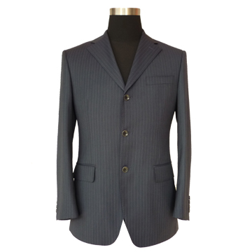 70W30P Bird's-eye Pique Stripe Mens Suit - Chinafactory.com