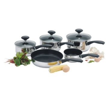 8PCS Stainless Steel Non-stick Cookware Sets - Chinafactory.com