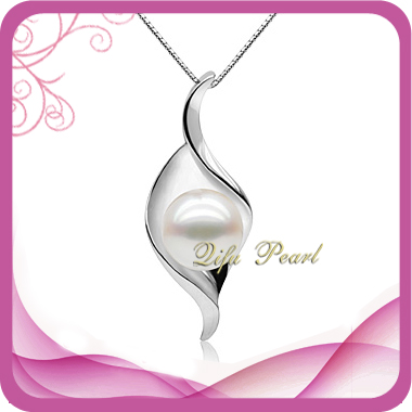 925 Silver Cradle Freshwater Pearl Pendant - Chinafactory.com