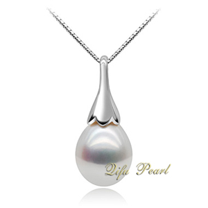 925 Silver Jewelry Pendant W/ Freshwater Pearl- Chinafactory.com