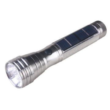 9 LED Solar Flashlight - Manufacturer Chinafactory.com