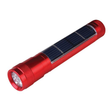 9 LED Solar Flashlight - Manufacturer Chinafactory.com