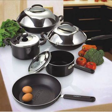 9-pieces Cookware Set - Manufacturer Chinafactory.com 9-pieces Cookware Set - Manufacturer Chinafactory.com