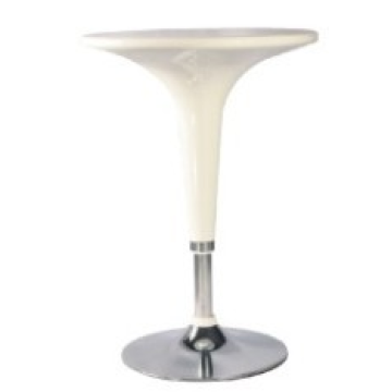 ABS bar table board with chromed base - Chinafactory.com