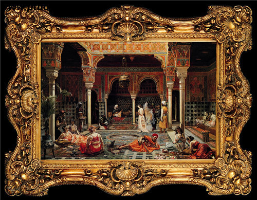 ANTIQUE PU OIL PAINTING FRAME