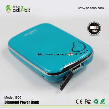 Adivolt 6000mAh portable battery charger for iPhone,iPad,Samsung Adivolt 6000mAh portable battery charger for iPhone,iPad,Samsung