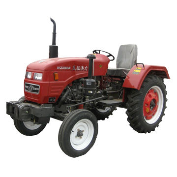 Agricultural Tractor with Front and Rear Ballast