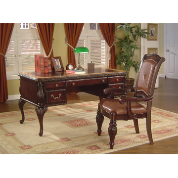 Antique Executive Desk, Solid Wood Office Table-Chinafactory.com Antique Executive Desk, Solid Wood Office Table-Chinafactory.com