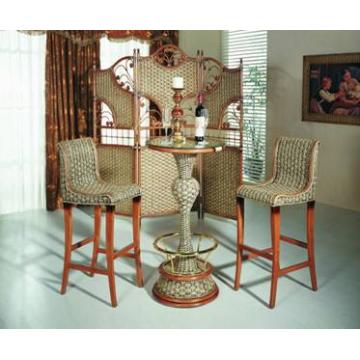 BORNEO Series Wicker Bar Table and Chair - Chinafactory.com