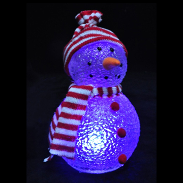 BO LED RGB Acrylic Snowman Christmas Lights - Chinafactory.com