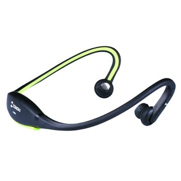 Back-hang Design Sport MP3 Headset with Memory- Chinafactory.com
