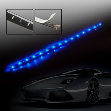 Battery Powered LED Strip Lights for Cars - Chinafactory.com